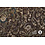 Coupon 49 Angora tricot taupe met groen 200 x 135 cm