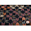 Coupon 61 Tricot zwart met stippen dessin 200 x 150 cm