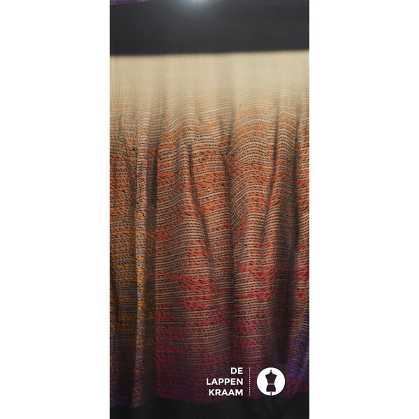 Coupon 63 Paneel met golvend dessin 250 x 150 cm