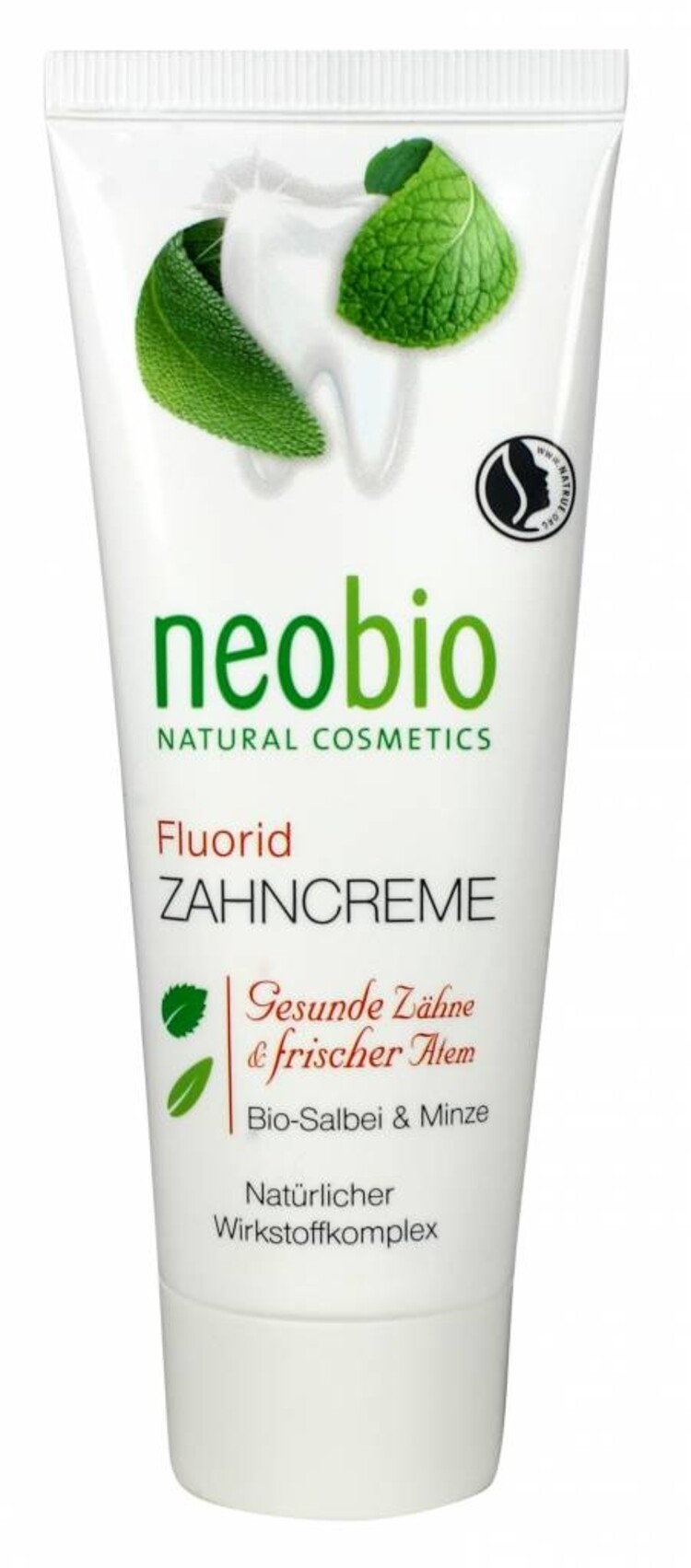Neobio Neobio tandpasta met fluoride 0-salie/Mint 75 ml