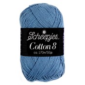 Scheepjes Cotton 8 jeansblauw (711)