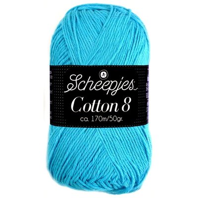 Scheepjes Cotton 8 turquoise (712)