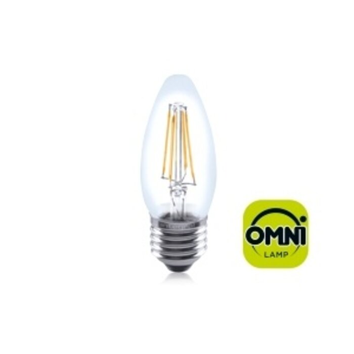 Integral Led Candle Full Glass E27  Omni-Lamp