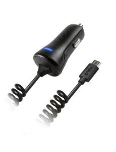 Ideus Micro USB Car Charger Black