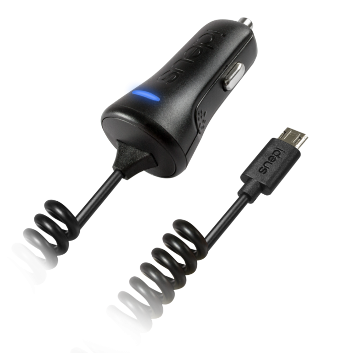 Ideus Micro USB Car Charger Black