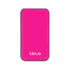 Ideus Rubberized Powerbank Pol Litio 5000 mAh Fuchsia/Grey