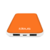 Ideus Rubberized Powerbank Pol Litio 5000 mAh Orange/White