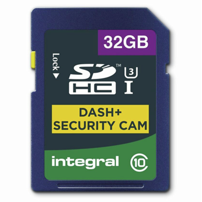 Integral Ruggedised 32GB Dash + Security Camera SDHC