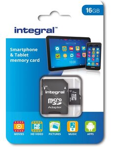 Integral 16GB Tablet & Smartphone microSDHC