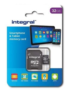 Integral 32GB Tablet & Smartphone microSDHC