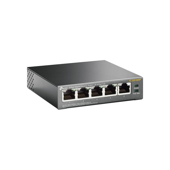 TP-Link 5-Port Gigabit Desktop Switch with 4-Port PoE TL-SG1005P