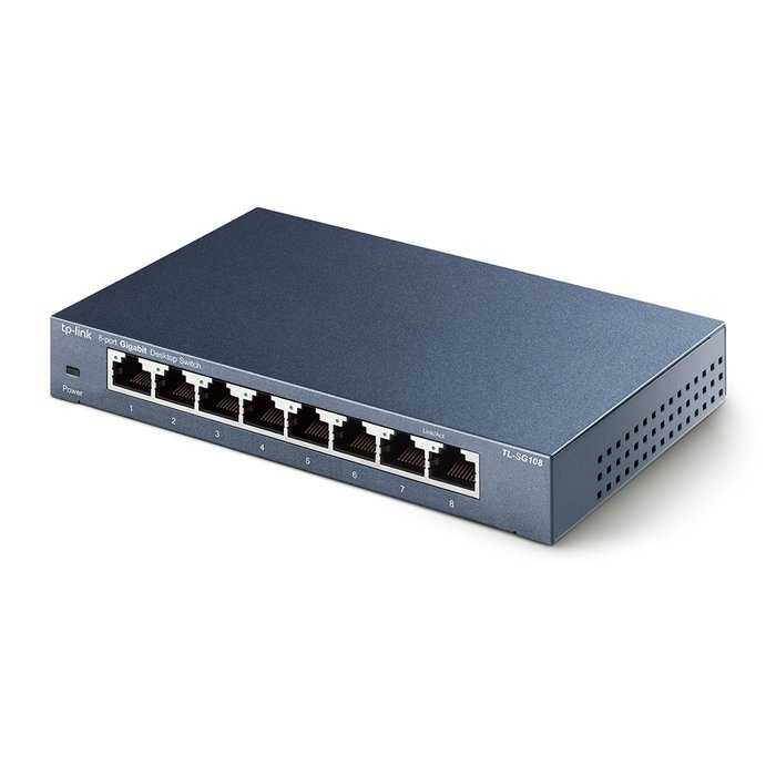 TP-Link Desktop switch met 8 aansluitingen 10/100/1000 TL-SG108 Mbps