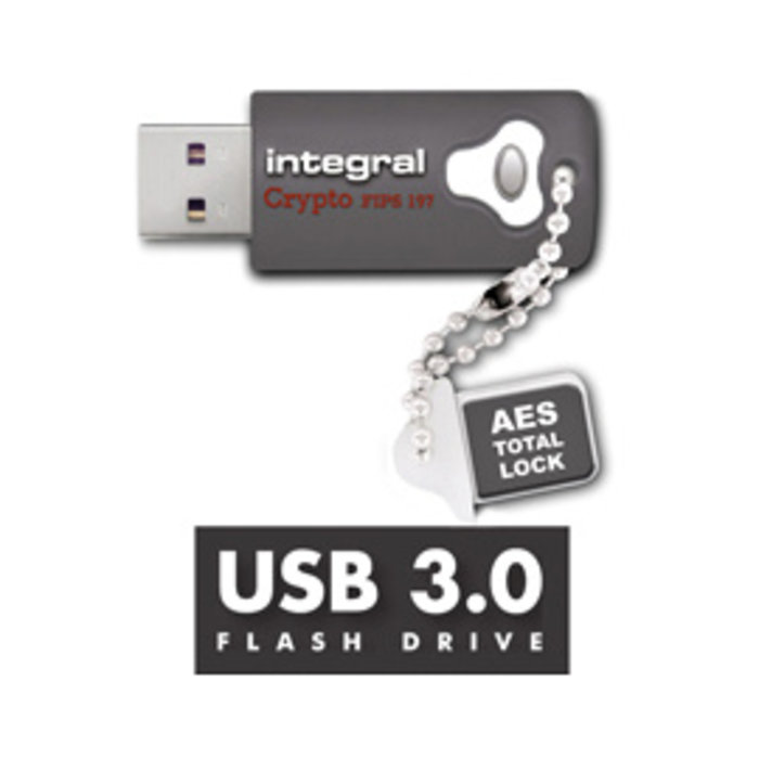 Integral Crypto 197 USB3.0 Flash Drive - AES