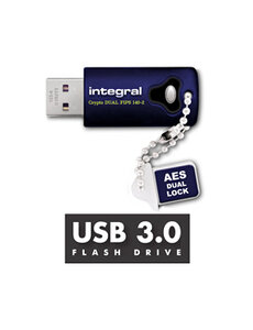 Integral CRYPTO DUAL FIPS 140-2 ENCRYPTED USB 3.0