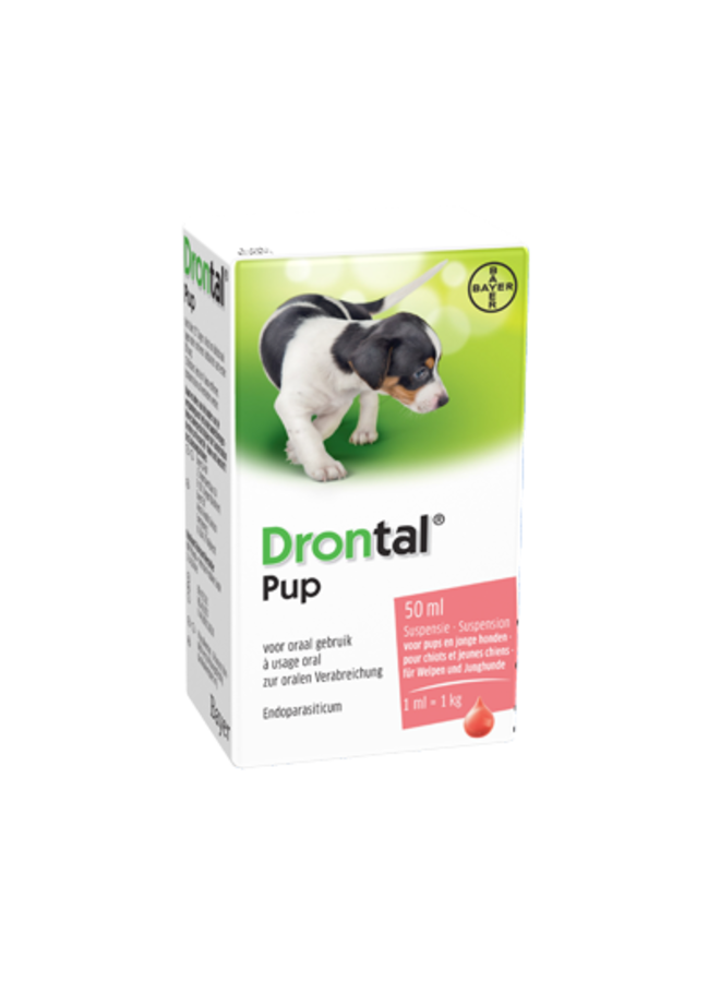 drontal oral suspension for puppies dosage