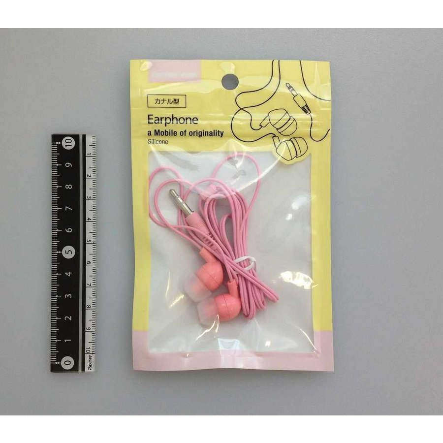 Pika Pika Japan Earphone canal type pastel pink : PB - Pika Pika Japan