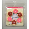 Pika Pika Japan Small clip, donut, 6p