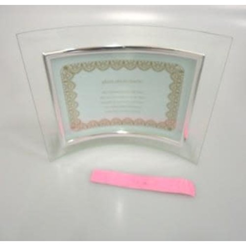 Glass photo frame L size curving horizontal : PB 