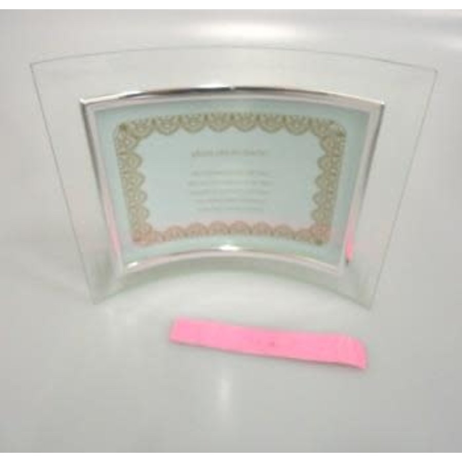 Glass photo frame curved L size-1