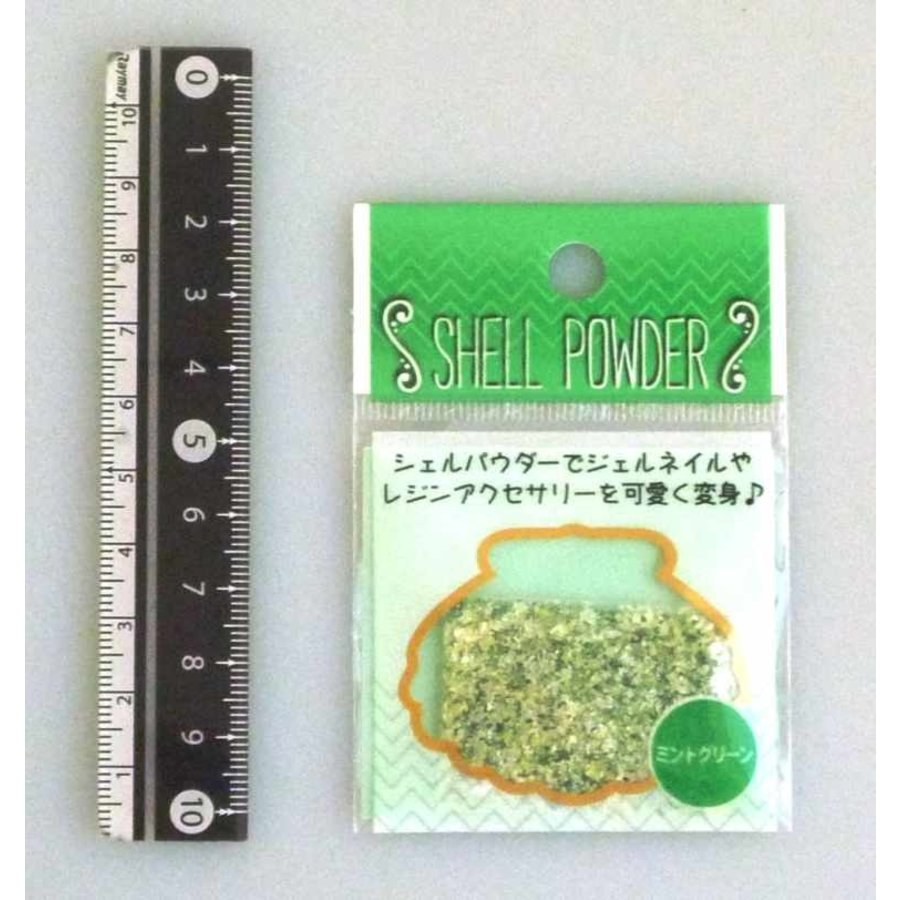 Shell powder mint green : PB-1