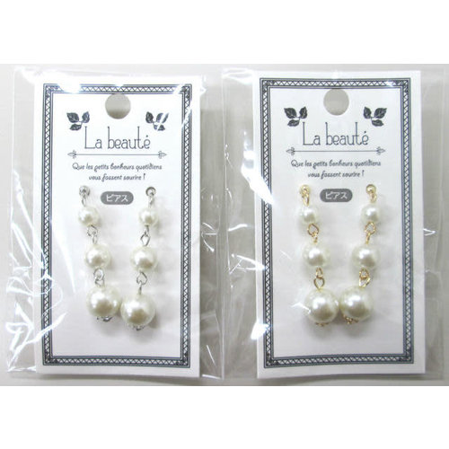 Earrings(pearl line) 