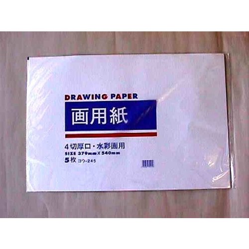 Drawing paper 5p white 