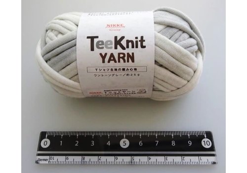 Tee knit yarn one tone gray 