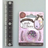 Nail art parts, candy, purple