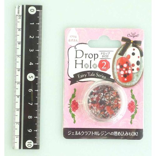 Drop holo 2 Little Red Riding Hood motif 