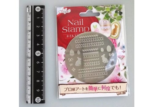 Nail art stamp, rabbit 