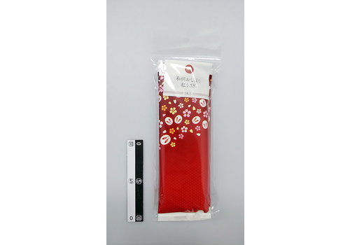 Luxury Japanese pattern et wipes Red rabbit 5P 