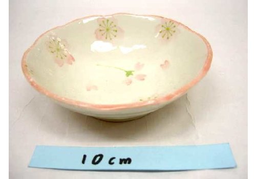 Schaaltje roze kersenbloesenpatroon, 11 cm 