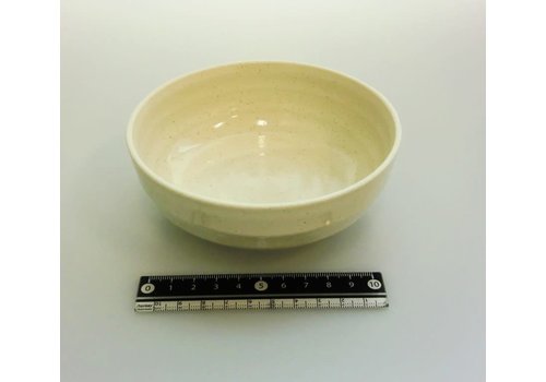 No 4.0 size flat small bowl Shira sode 