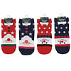 Kids short socks Christmas pattern 15-19