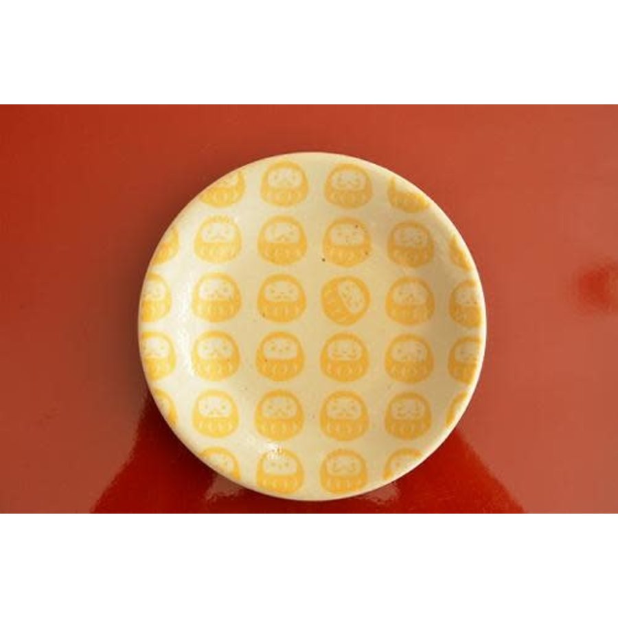 Powdered daruma (yellow)-1