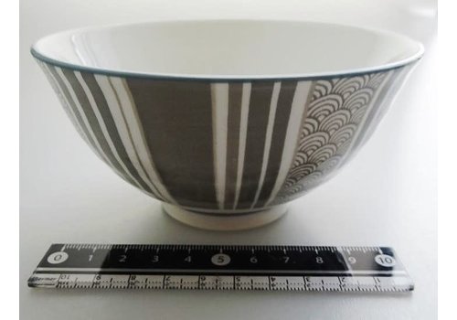 Shikisai jussou gray tea cup 