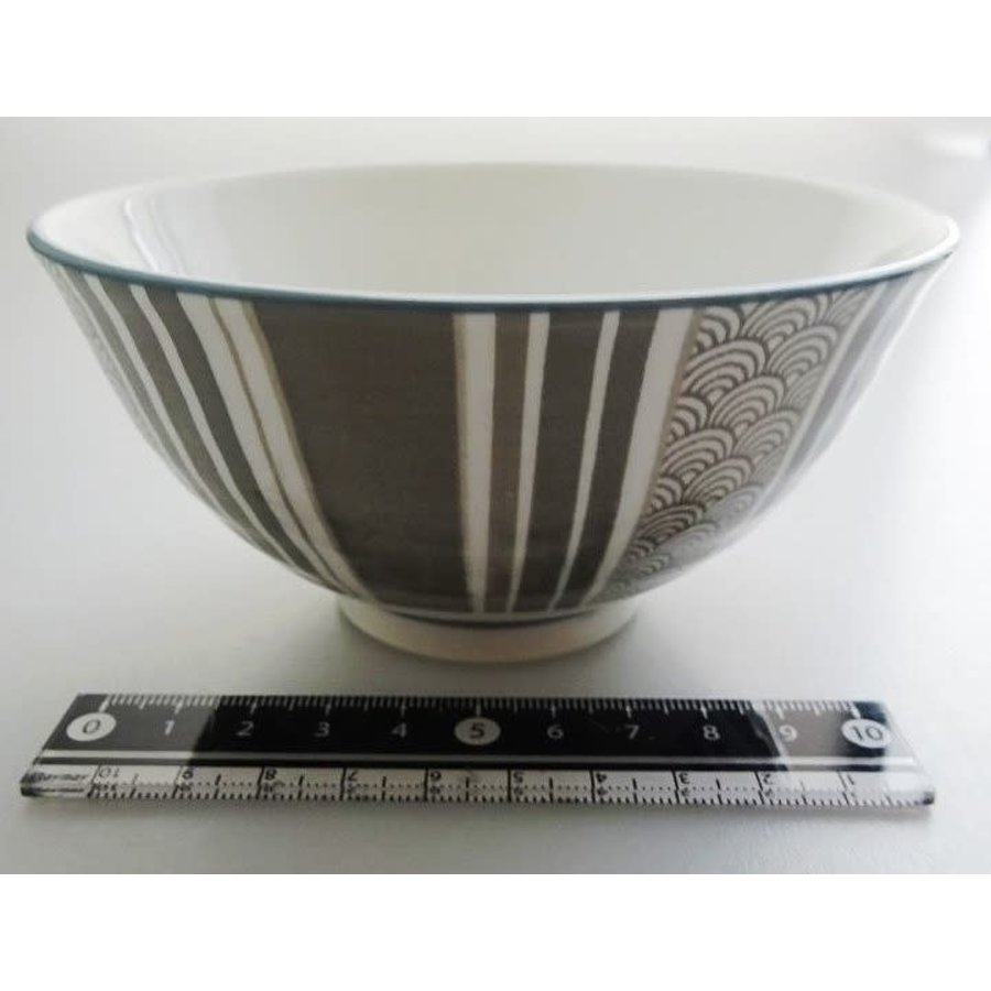 Shikisai jussou gray tea cup-1