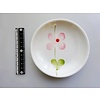 Flower pattern red 4.0 dish