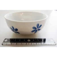 Standing flower pattern blue small bowl S