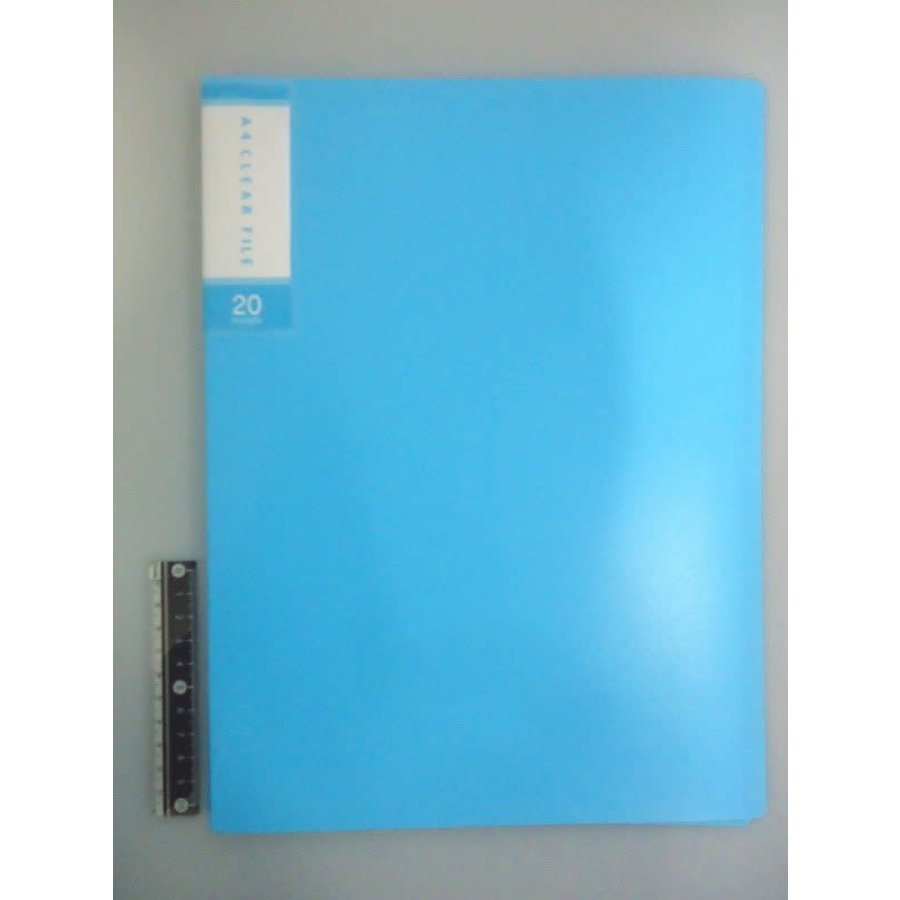 Fcs Clear File p Light Blue Pika Pika Japan