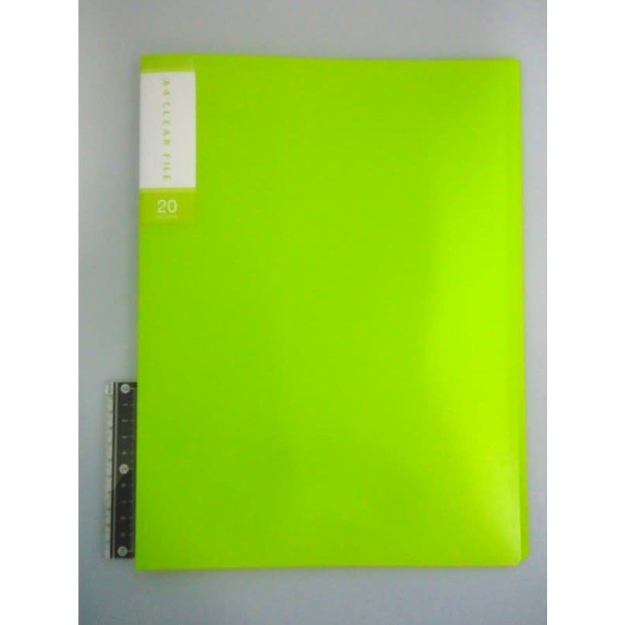 Fcs Clear File p Light Green Pika Pika Japan