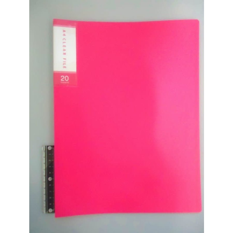 Fcs Clear File p Pink Pika Pika Japan