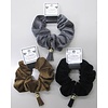 Rich corduroy scrunchie with tassel