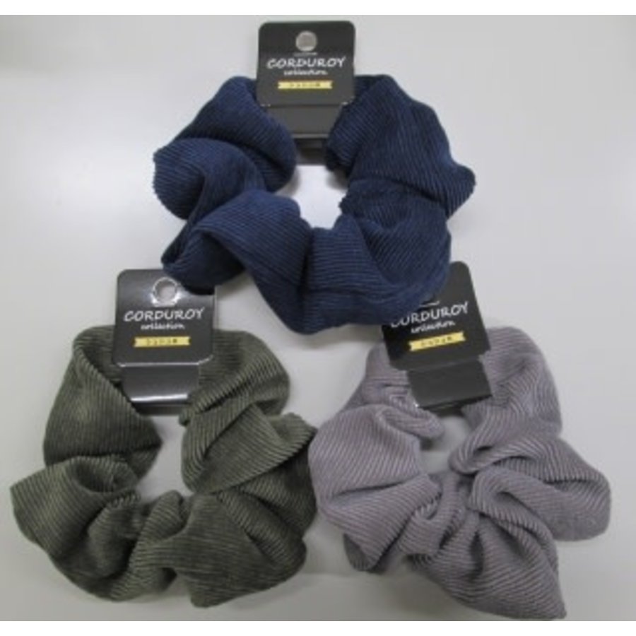 Corduroy scrunchie B 19-1