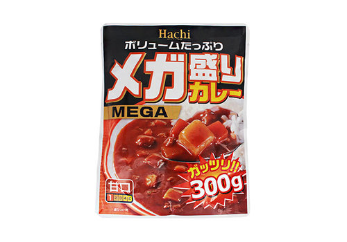 MEGA-MORI CURRY AMAKUCHI - Grote portie instant curry saus 300 gr - Mild 