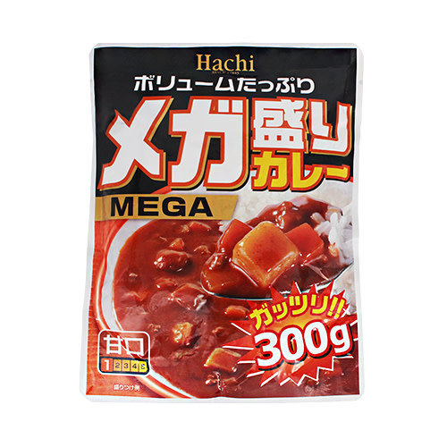 Mega-Mori Curry Amakuchi (Extra-Large Portion of Pre-Packaged Curry Mild) 