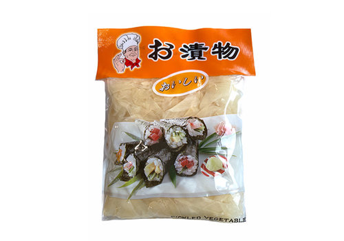 Preserved White Ginger Slices  150 Gr.   LV ZHENG FOOD 