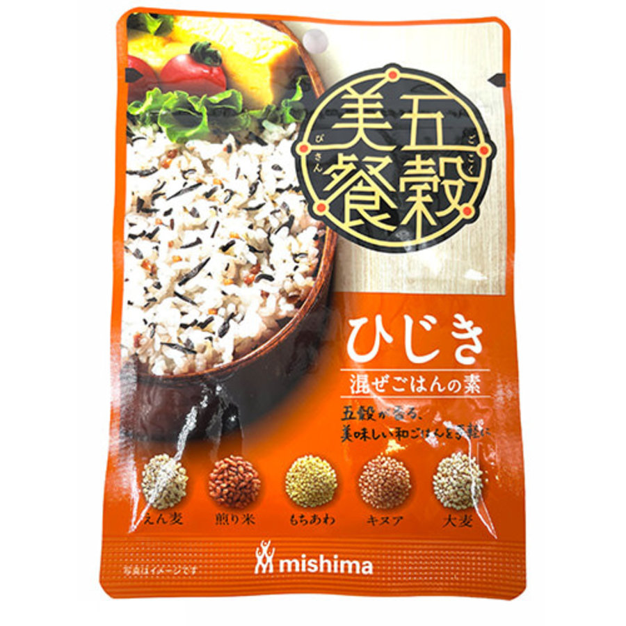 Gokokubisan Hijiki (Multigrain Rice Seasoning with Hijiki Seaweed)-1