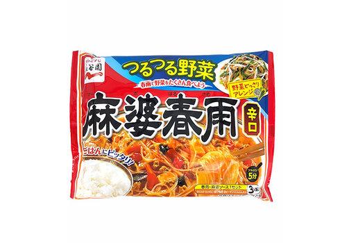 Mabo Harusame Karakuchi (Bean Threads & Mabo Sauce with Vegetables Hot) 