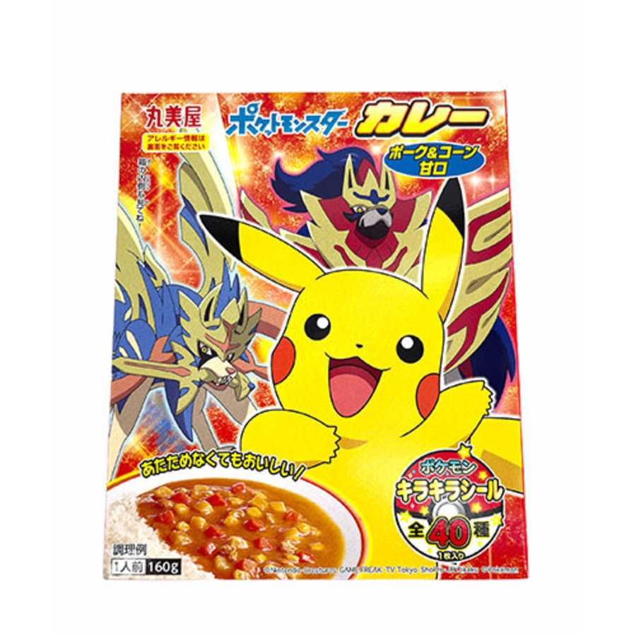 Pokemon Instant Curry Pork & Corn (10*160G)-1